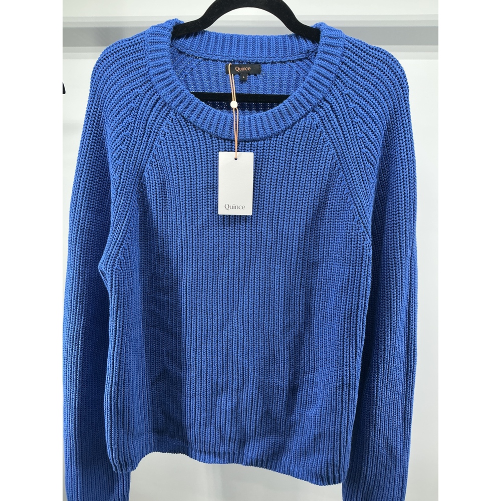 100% Organic Cotton Fisherman Crew Sweater - Picture 3 of 3